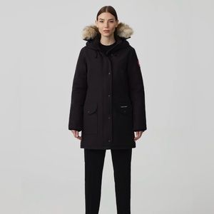 Trillium Canada Goose Parka Black Fox Fur Medium